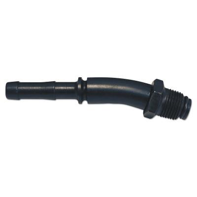 Dixon Valve Steel Bent Stem Swivel Fittings, 1/2 in x 7/8 in (NPT) Male, Steel, ATS7812H