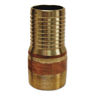 Dixon Valve King Combination Nipples, 2 in x 2 in (NPT) Male, Brass, BST25