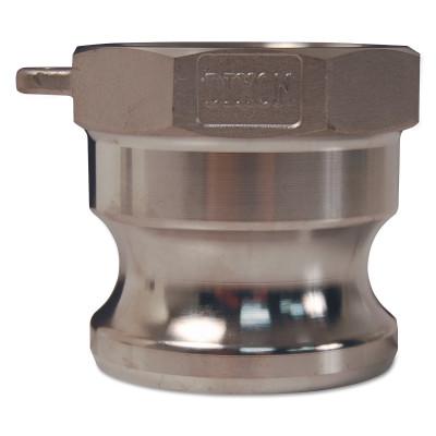 Dixon Valve Global Type A Adapters, 6 in (NPT), 316 Stainless Steel, G600-A-SS