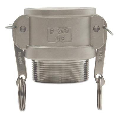 Dixon Valve Global Type B Couplers, 2 1/2 in (NPT), 316 Stainless Steel, G250-B-SS