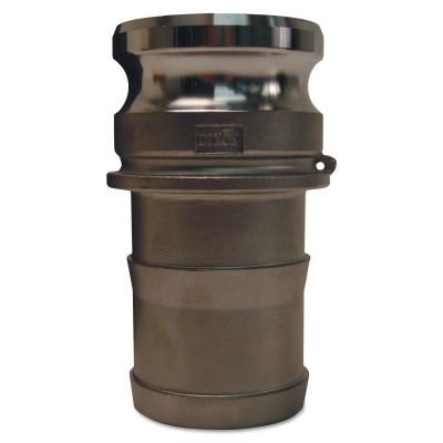 Dixon Valve Global Type E Adapters, 1 1/4 in, Hose Barb/Male, 316 Stainless Steel, G125-E-SS