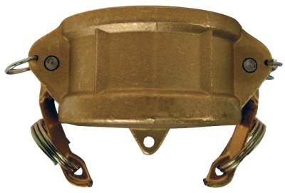 Dixon Valve Global Type DC Dust Caps, 3 in, Brass, G300-DC-BR