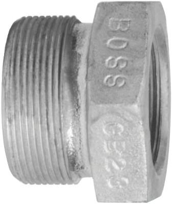 Dixon Valve Boss Ground Joint Spuds, 4 7/16 in, Plated Steel, GM38