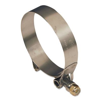 Dixon Valve T-Bolt Hose Clamps, 2 25/32"-3 1/16" Hose OD, Stainless Steel 300, 25/Bx, TBC350