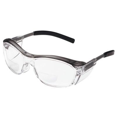 3M™ Nuvo Reader Protective Eyewear, +2.0 Diopter, Clear Anti-Fog Lens, Gray Frame, 11435-00000-20