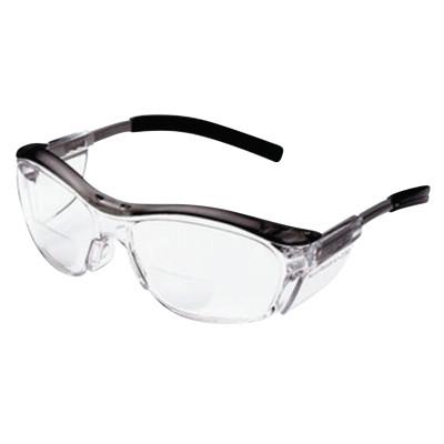 3M™ Nuvo Reader Protective Eyewear, +2.5 Diopter, Clear Anti-Fog Lens, Gray Frame, 11436-00000-20