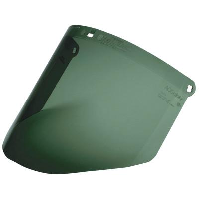 3M Dark Green Polycarbonate Faceshield WP96, Molded, 7000002340