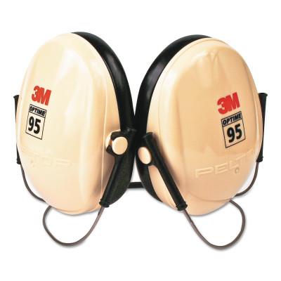 3M™ PELTOR™ Optime™ 95 Earmuff, 21 dB NRR, White/Black, Behind the Head, H6B/V