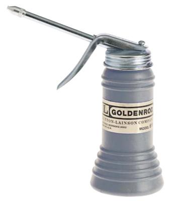 Goldenrod® Pistol Pump Oilers, 5 oz, Lever Action, Rigid 5 in Spout, 600S
