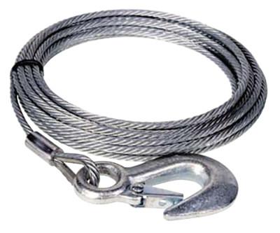 Dutton-Lainson® 1/4"X25' WINCH CABLE W/HOOK, 6520