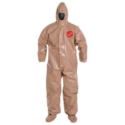 DuPont™ Tychem CPF3 with attached Hood, Socks and Boot Flap, , Medium, C3128T-MD-BN