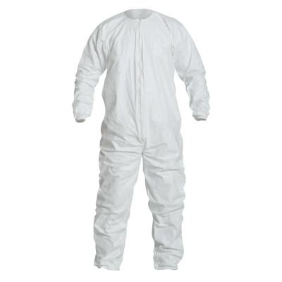 DuPont™ Tyvek® IsoClean® Coveralls with Zipper,White, X-Large, IC253B-XL