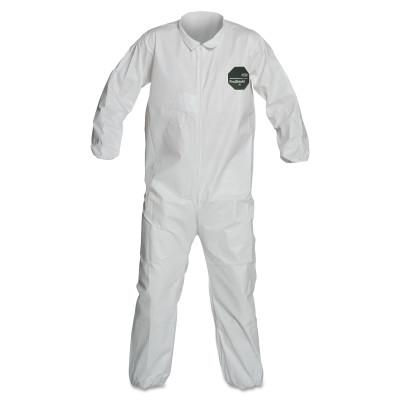 DuPont™ ProShield® 50 Collared Coveralls with Elastic Wrists/Ankles, White, 3X-Large, NB125SWH3X002500