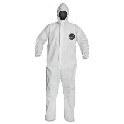 DuPont™ ProShield® 50 Hooded Coveralls with Elastic Wrists/Ankles, White, 2X-Large, NB127SWH2X002500