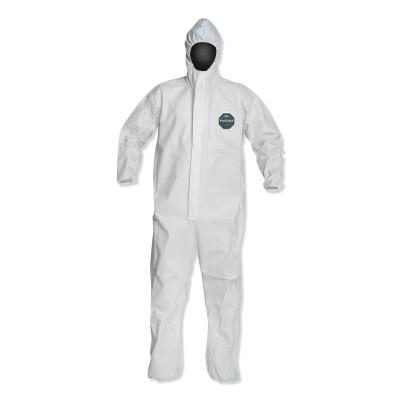 DuPont™ ProShield® 50 Hooded Coveralls with Elastic Wrists/Ankles, White, 6X-Large, NB127SWH6X002500