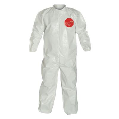 DuPont™ Tychem SL Coveralls with Elastic Wrists and Ankles, White, 3X-Large, SL125B-3X