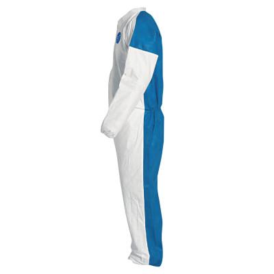 DuPont™ Tyvek 400D Coveralls with Elastic Wrists and Ankles, Blue/White, Medium, TD125SWBMD0025CM
