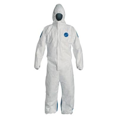 DuPont™ Tyvek 400D Coveralls with Attached Hood, Blue/White, 3X-Large, TD127SWB3X0025CM