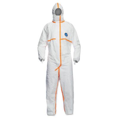 DuPont™ Tyvek Hooded Coveralls with Elastic Wrists and Ankles, 2X-Large, White, TJ198TWH2X0025PI