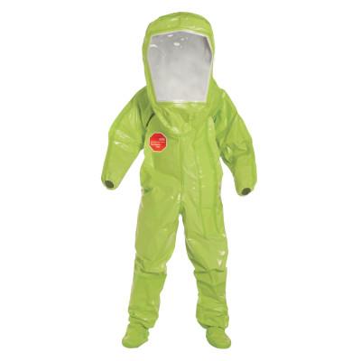 DuPont™ Tychem TK Encapsulated Level B Coverall, High Visibility Lime Yellow, Large, TK527TLYLG000100