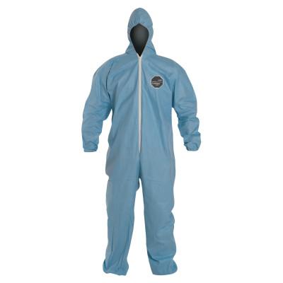 DuPont™ ProShield 6 SFR Coveralls with Attached Hood, Blue, Large, TM127S-L