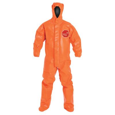 DuPont™ Tychem ThermoPro Coverall with Attached Socks, Orange, 2X-Large, TP199TOR2X000200