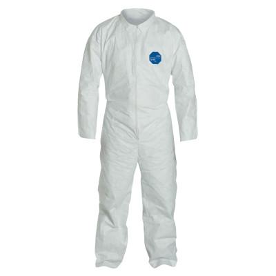 DuPont™ Tyvek® 400 Collared Coveralls w/Open Wrists/Ankles, Serged Seams, White, 3X-Large, Vend Pack, TY120SWH3X0025VP