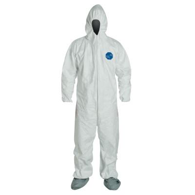 DuPont™ Tyvek® 400 Coveralls with Attached Hood and Boots, White, 6X-Large, TY122S-6XL