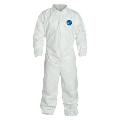 DuPont™ Tyvek® Coveralls with Elastic Wrists and Ankles, White, 3X-Large, TY125SWH3X0025VP
