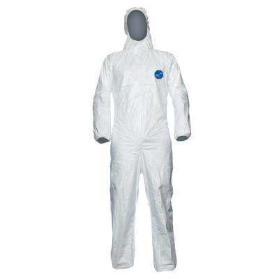 DuPont™ Tyvek Xpert Type 5/6 Coverall with Hood, White, Large, TY198SWHLG0025LA