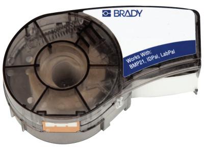 Brady® BMP™21 Label, 14 ft L x 3/4 in W, Black on Yellow, 110927