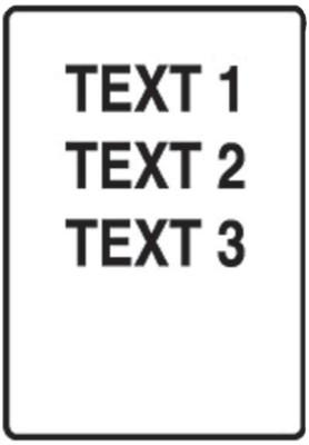 Brady® TLS 2200/TLS PC Link Labels,  1/2 in x 3/4 in, White/Translucent, PTL-11-427