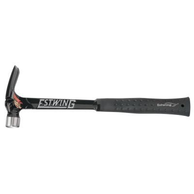 Estwing Solid Steel Framing Hammer, Black Nylon Vinyl Handle, 15 5/8 in, 15 oz, EB-15S