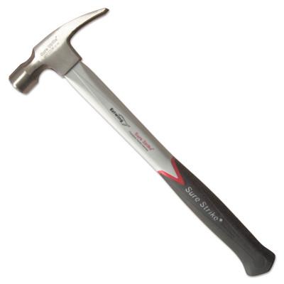 Estwing Sure Strike Framing Hammer, Forged Steel, Cushion Grip Fiberglass Handle, 16 in, MRF22SM