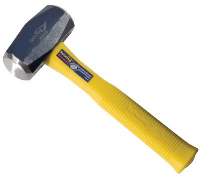 Estwing Sure-Strike® Drilling Hammer, 3 lb, 11 in, Straight Fiberglass Handle, MRF3LB