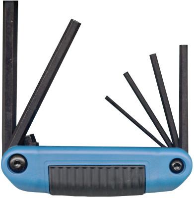 Eklind® Tool Ergo-Fold Hex Key Sets, 6 per set, Hex Tip, Metric, 25161