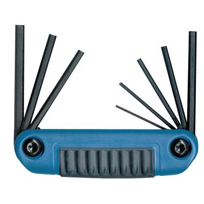 Eklind?? Tool Ergo-Fold Hex Key Sets, 8 per set, Hex Tip, Metric, 25181