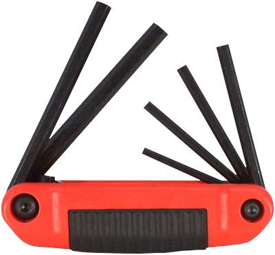 Eklind?? Tool Ergo-Foldƒ?› Hex Key Set, Hex Tip, Inch, 6 Pc, 25611