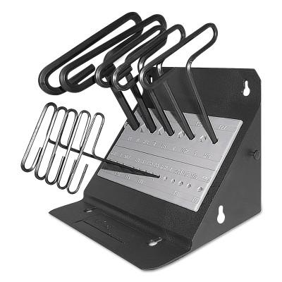 Eklind® Tool Standard Grip Inch T-Key Sets, 10 per Stand, 3/32-3/8, Inch, 6 Inch Series, 30160