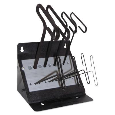 Eklind® Tool Standard Grip Metric Hex T-Key Sets, 8 per Stand, Metric, 2mm-10mm, 36168