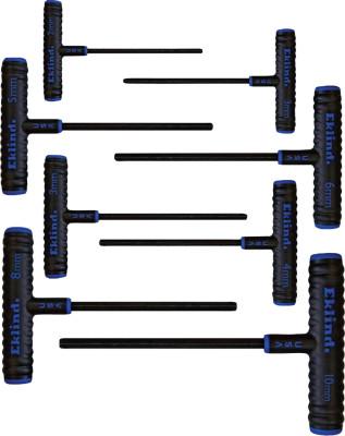 Eklind® Tool Power-T Hex Key Sets, 8 per set, Hex Tip, Metric, 6 in Handle, 64608