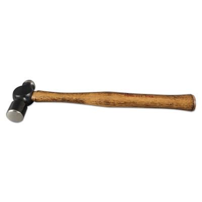 Martin Tools Ball Pein Hammer, Hickory Handle, 13 1/4 in, Forged Alloy Steel 12 oz Head, 104G