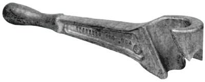 Gearench® Petol Valve Wheel Wrenches, 25 1/2 in, 2 1/2 in Opening, Aluminum-Magnesium, VWP3