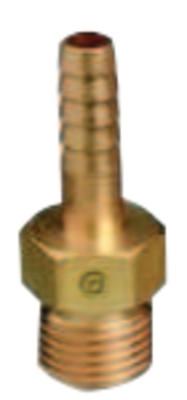 Western Enterprises Brass Hose Adaptors, Male/Barb, Brass, LH, 1/4 in, 41-B