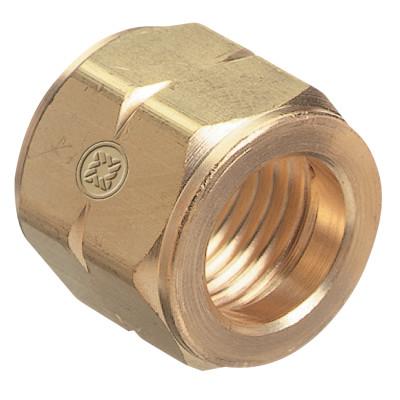 Western Enterprises Hose Nuts, 200 PSIG, Brass, B-Size, Fuel Gas, 8