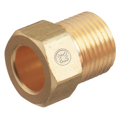 Western Enterprises Inert Arc Nuts, Brass, Hex, B-Size, 5/8 in - 18, Water, AW-14