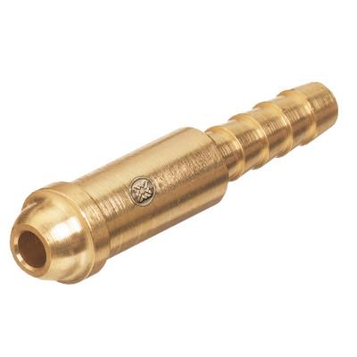 Western Enterprises Inert Arc Nipples, 200 PSIG, Brass, 2 7/32 in, 1/4 in Hose ID, AW-17