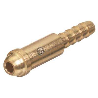 Western Enterprises Inert Arc Nipples, 200 PSIG, Brass, 2 7/32 in, 3/16 in Hose ID, AW-18