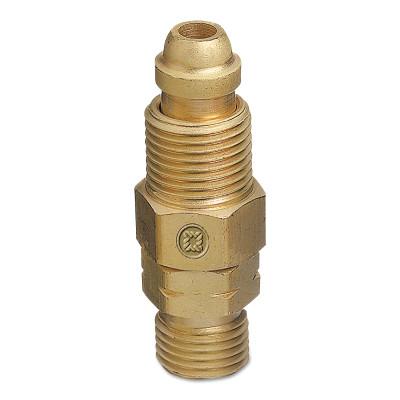 Western Enterprises Inert Arc Hose & Torch Adaptor, 200 psi, Brass, B-Size RH Male x CGA-02 9/16 in-18 RH Male, AW-403