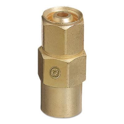 Western Enterprises Inert Arc Hose & Torch Adaptor, Brass, Straight, Female/Female, RH to RH, AW-405